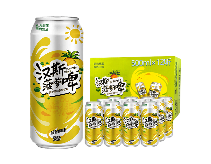 汉斯菠萝啤500mL